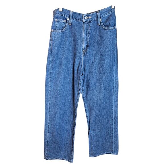 Levi's Women 26 Medium Wash High Waisted Straight Denim Jeans - Picture 1 of 7